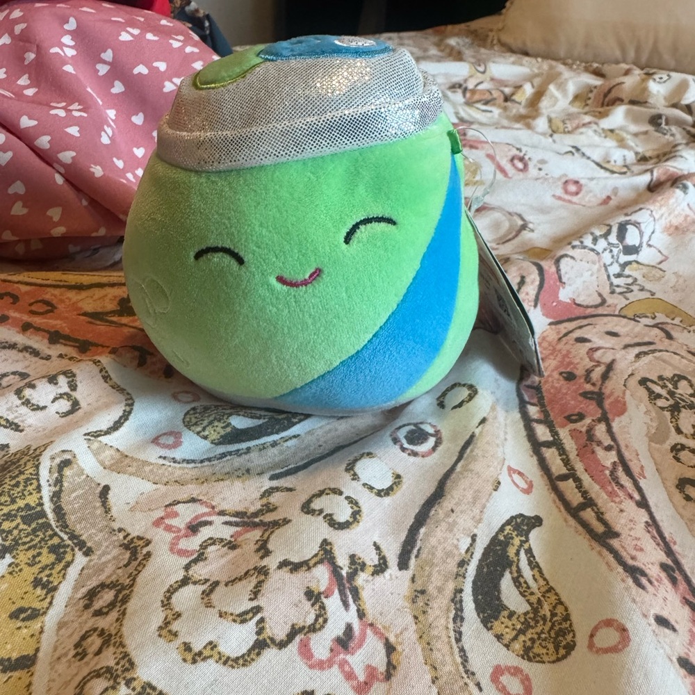 Cute Green and Blue Squishmallow